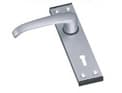 Image of Lever Handle Channel Plate made of aluminum, available in sizes 100mm and 150mm