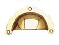 Image of Drawer Plain Pull made of brass