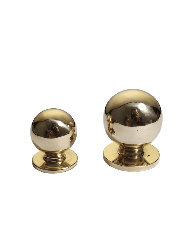 Small Matka Knob (heavy) crafted from premium brass