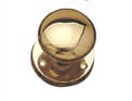 Elegant Brass Door Knob (pair) with a polished finish