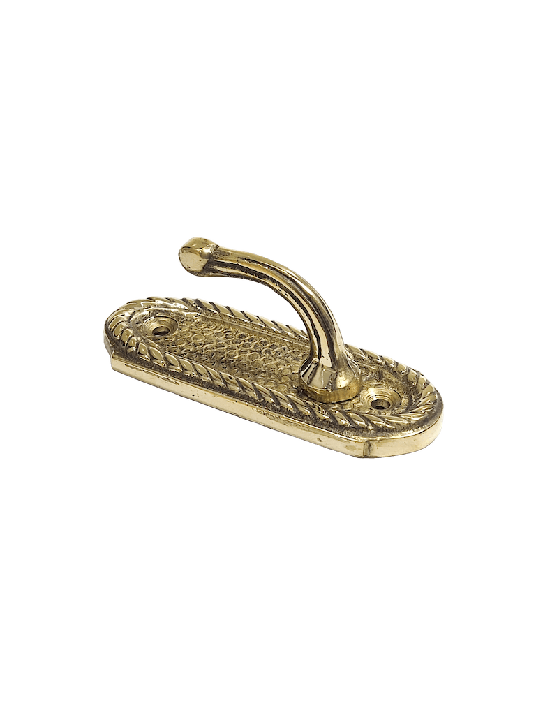 Naxine polished brass hook