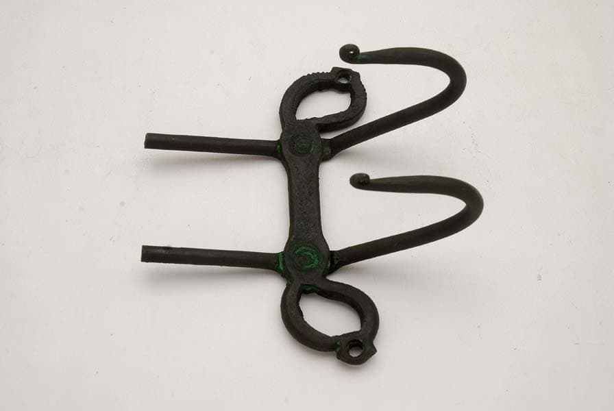 Handmade wrought iron hook