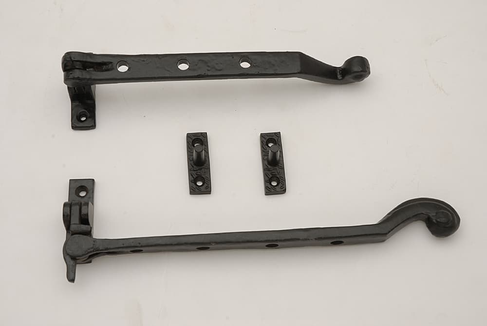 Wrought iron window stay