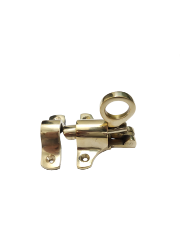Brass fan light catch latch set