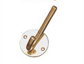 Elegant solid brass coat hook