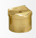 Brass railing hardware fitting